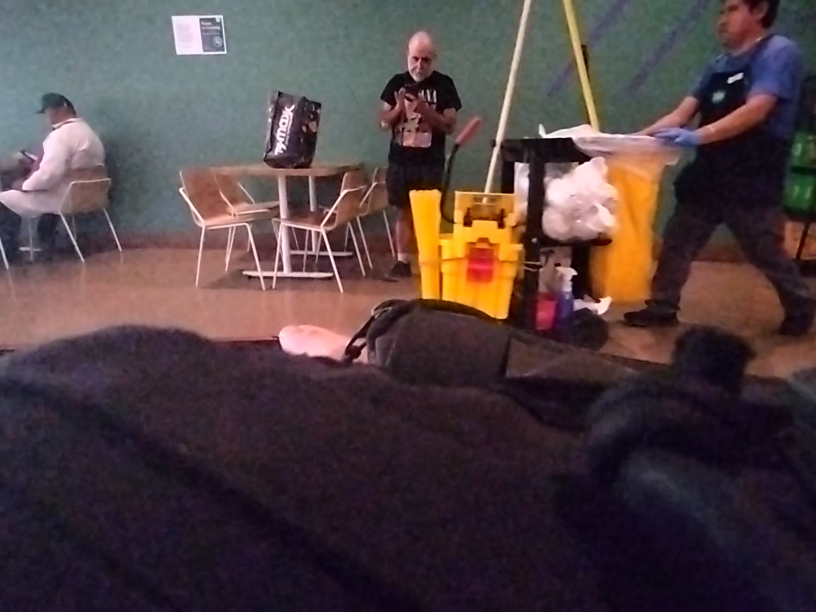 Quiet Media Time at the Store Cafe
