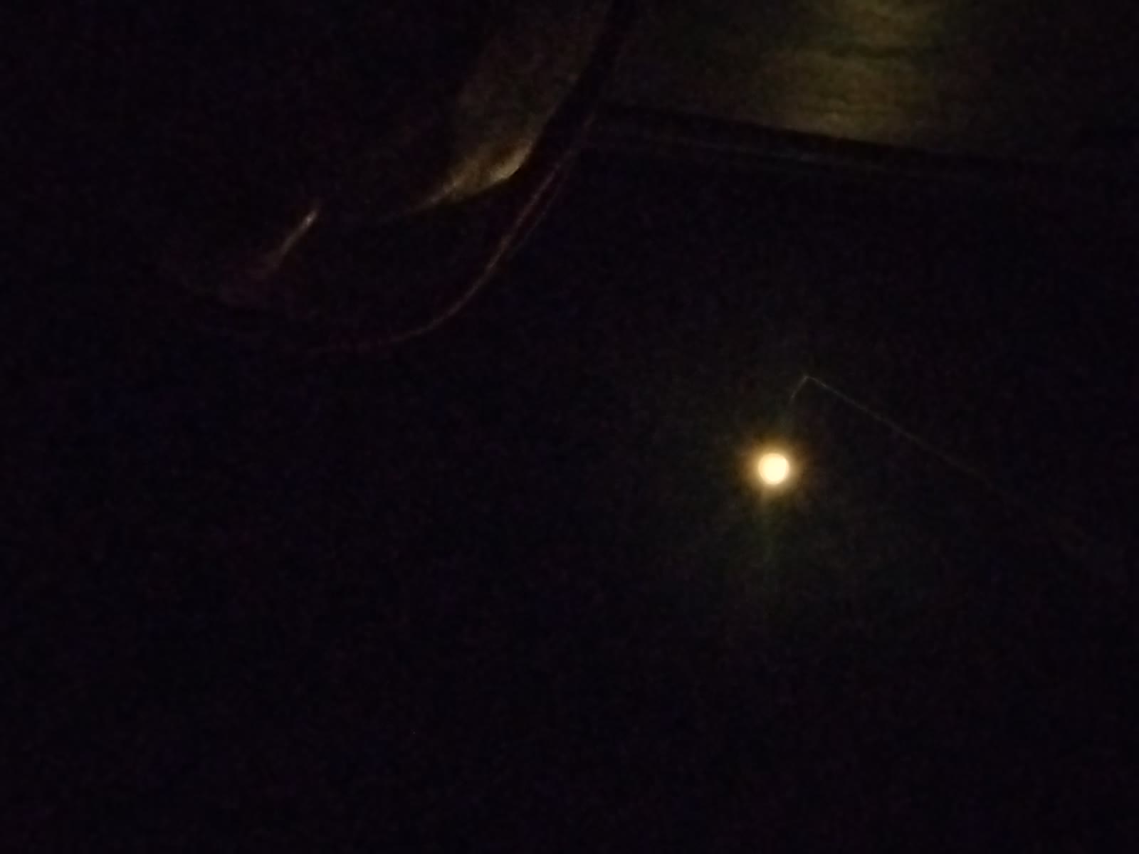 Humming Along to Music Under the Streetlight