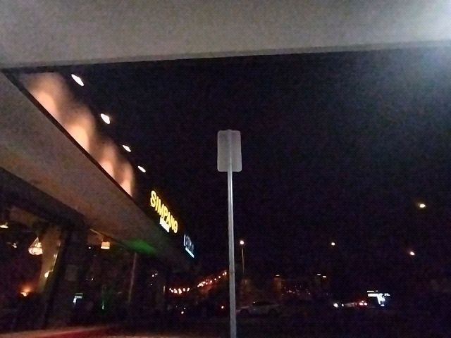 A Relaxing Night on the Sidewalk