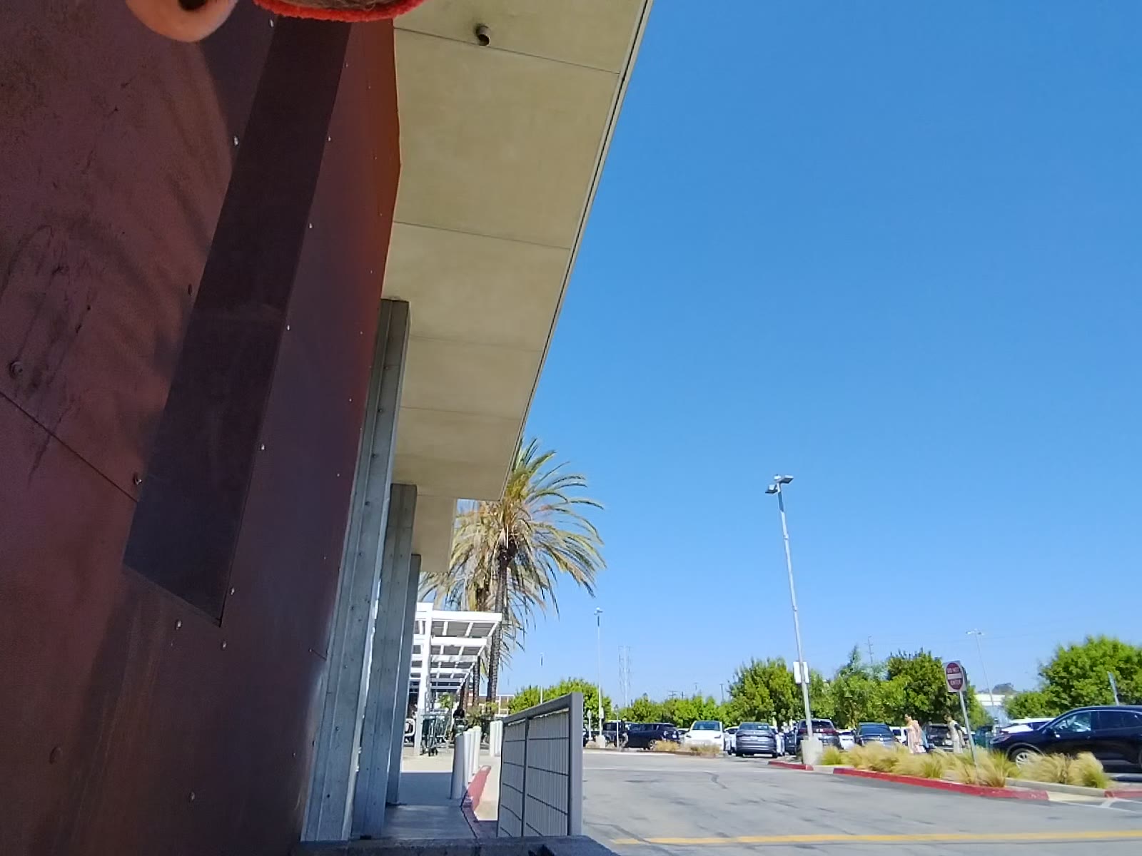 Stepping outside into the sunshine