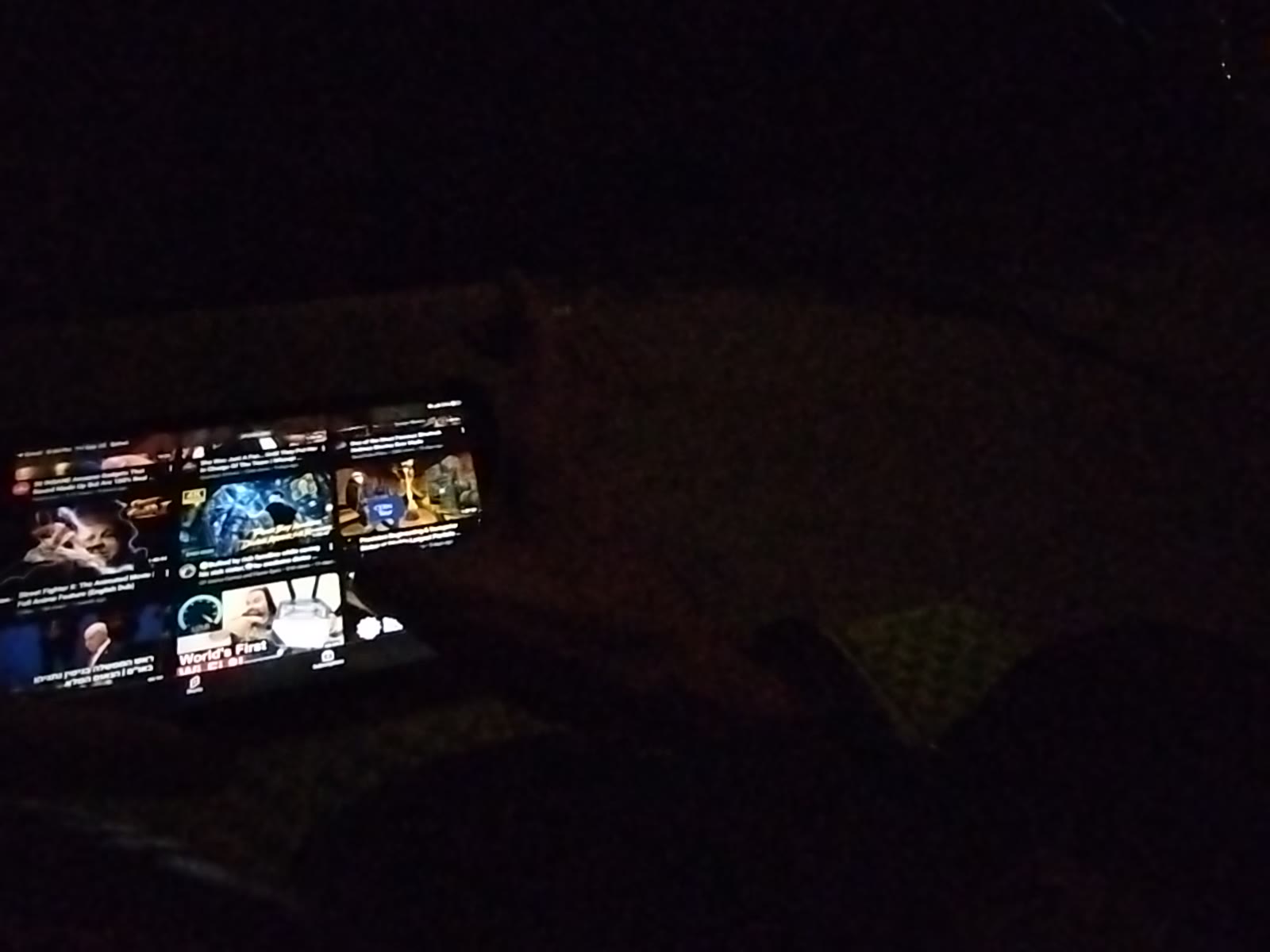 Reflective Night with Digital Content and Song